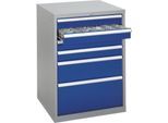 Werkzeugschrank WSK 3610-6L, B 717 x T 725 x H 1000 mm, 6 Schubladen