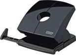 Locher Novus B 230, Vollmetallgerät, Hochglanzoberteil, bis 30 Blatt, schwarz glänzend