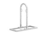 Anlehnparker WSM, 1-seitig, für Reifen bis B 55 mm, B 850 x T 350 x H 850 mm, Stahl verzinkt, 1 Einstellplatz
