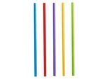 Trinkhalme Papstar, für Shakes, Einweg, L 250 x Ø 8 mm, aus FSC®-zertifiziertem Papier, farbsortiert, 100 Stück