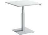 Schäfer Shop Select Beistelltisch FLEXXAS, elektrisch höhenverstellbar, ergonomisch, B 800 mm, lichtgrau
