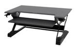 Ergotron Sitz-Steh-Schreibtisch WorkFit-TL, für 1 Monitor bis 30", höhenverstellbar, B 950 x T 640 mm, schwarz