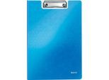 LEITZ® Klemmmappe Active Wow, DIN A4, PP, mit Klemmbügel, blau