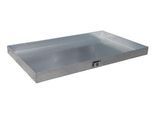 Kleingebindewanne Bauer KGW 3, Volumen 28 l, bis 150 kg, ohne Lochblechrost, B 1000 x T 600 x H 70 mm, Stahl verzinkt