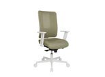 Topstar Bürostuhl Sitness Life 50, mit Armlehnen, 3D-Synchronmechanik, Muldensitz, Netzrücken, schlammgrün/weiß