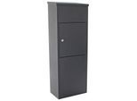 Rottner Stand Paketbriefkasten Parcel Keeper 1000, für Pakete L 310 x B 290 x H 155 mm, Stahlblech pulverbeschichtet, schwarz