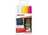 Kreidemarker edding 4095, 2-3 mm, neonfarben, 5 Stück