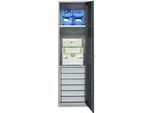 Schäfer Shop Genius Materialschrank FS, 5 OH, abschließbar, 2 Fachböden/6 Schübe, bis 250 kg, B 545 x T 520 x H 1950 mm, Stahl, weißalu/anthrazitgrau