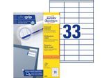 AVERY Zweckform Universal-Etiketten 3421, ultragrip, 70 x 25,4 mm, 3300 Stück