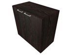 Flügeltürenschrank SOLUS PLAY, 2 OH, Griff oben, B 800 x T 440 x H 748 mm, Mooreiche