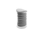 Topstar Hocker SITNESS 4D, ergonomisch, aktives Sitzen, gepolsterter Sattelsitz, höhenverstellbar, um 360° drehbar, Tragegriff, papyrusweiß/grau