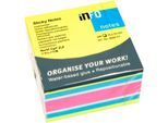 Haftnotizen Brillant, Würfel mit 450 Blatt, B 75 x H 75 mm, 4 Farben