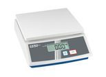 Einsteiger-Tischwaage FCE-N, 2-Tastenbedienung, Arbeitsschutzhaube, Wägebereiche max. 3 kg
