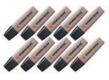 Textmarker STABILO® BOSS Original NatureCOLORS, Keilspitze, lichtbeständig, schnell trocknend, warmgrau, 10 Stück