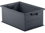Stapelkasten 14/6-2, 21 l, eisengrau, 10 Stück