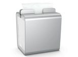 Tork® Serviettenspender Xpressnap Fit® 274002, Einzelblattausgabe, L 150 x B 178 x H 209 mm, Aluminium, grau