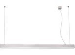 LED-Pendelleuchte SNAKE, LED austauschbar, höhenverstellbar, stufenlos dimmbar, L 1000 x B 30 mm