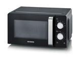 SEVERIN Mikrowelle MW 7886, 700 W, 17 l, 6 Leistungsstufen, 30‑Minuten‑Timer mit Signalton, Drehteller Ø 245 mm, B 440 x T 320 x H 240 mm, Schwarz