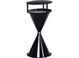 Standascher mit Dach und Bodenronde, Kunststoff, anthrazit