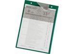 EICHNER Auftragstasche Secure, für DIN A4 Dokumente, 10 Stück, inkl. Schlüsselfach, B 230 x T 5 x H 330 mm, grün