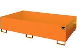 Regalwanne Typ RW/RW 2200-2, ohne Gitterrost, orange RAL2000
