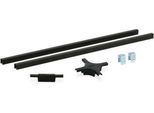 Verbindungsschiene kurz für PE-Flächenschschutzsysteme, Polyethylen (HDPE) schwarz, B 1140 x T 15 x H 15 mm