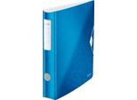 LEITZ® Ordner Active WOW, DIN A4, Rückenbreite 65 mm, 5 Stück, blau