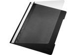 LEITZ® Schnellhefter 4191, DIN A4, PVC, 25 Stück, schwarz