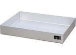Bauer Kleingebindewanne KGW-P 2 V4A, für Euro- und Chemiepaletten, Edelstahl, L 800 x B 600 x H 120 mm, bis 100 kg