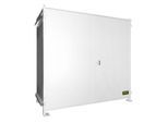 Regalcontainer BAUER CEN 29-2, Stahl, Doppelflügeltor, B 3175 x T 1480 x H 2980 mm, weiß