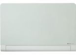 Glastafel Nobo Diamond, magnethaftend, abgerundete Ecken, m. 1 Stift u. 2 Magneten, 1000 x 560 mm