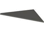 Verkettungsplatte Toledo, für Schreibtische, 90°-Winkel, B 850 x T 850 mm, anthrazit