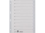 LEITZ® Trennblätter A4 1652, zur freien Verwendung, 100 Stück, grau