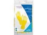 Schutzhandschuhe BINGOLD, Mehrweg, puderfrei, Latex, gelb, Größe M, 1 Paar