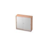 Schiebetürenschrank, 3 OH, B 1200 x T 400 mm, Nussbaum-Dekor