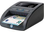 Geldscheinprüfer Safescan® 155-S Complete, EZB-getestet, 6 Währungen, 7 Sicherheitsmerkmale, 3,8″ LC-Display, USB/MicroSD, inkl. Akku & Banknotenstapler