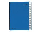 PAGNA Pultordner Color 1 - 31, auch für Überformate, numerisch, Polypropylen, blau
