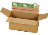 Versandkartons Grünmarie®, 200 x 100 x 100 mm, palettenoptimiert, Automatikboden, bis 20 kg, 100 % recycelbar, FSC®-Wellpappe, braun, 20 Stück