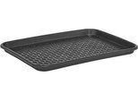 Schäfer Shop Genius Abtropfschale KST für FS Putzmittelschränke, Kunststoff schwarz, B 500 x T 400 x H 20 mm