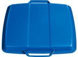 Deckel für Abfallbehälter 90 Liter, blau