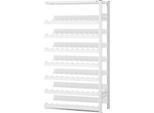 Weinflaschenregal, Anbaufeld, Stecksystem, 7 Einsätze, H 1750 x B 1000 x T 300 mm