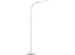 LED-Stehleuchte MAULpirro, Leistung 7 W, 4-Stufen-Dimmer, 390 lm, schwenkbar, weiß