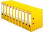 herlitz Ordner maX.file protect plus, DIN A4, Rückenbreite 80 mm, 10 Stück, gelb