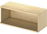 Schäfer Shop Genius Aufsatzregal TETRIS WOOD, 1 OH, B 1000, Ahorn-Dekor