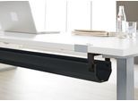 Schäfer Shop Select Kabelkanal, abklappbar, teleskopierbar im Bereich von 1024-1624 mm, Metall, schwarz