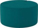 Nowy Styl Sitzpouf Tri.Ply M, modular, Blazer-Stoff, ø 85 cm, petrol