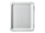 Pappteller Papstar Pure, Einweg, eckig, 165 x 200 mm, lebensmittelecht, FSC®-zertifiziert & kompostierbar, weiß, 2 x 250 Stück