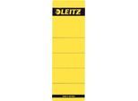Rückenschild LEITZ®, Rückenbreite 80 mm, selbstklebend, 10 Stück, gelb