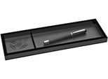 Stiftschale Wedo Black Office, schwarz mattiert/glänzend, 2 Fächer