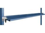 Manuflex Neigbare Ablagekonsole, für Reihe Universal oder Profi, Nutztiefe 195 mm, für Tischbreite 2000 mm, brillantblau